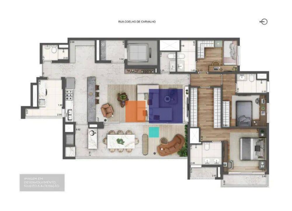 Apartamento, 3 quartos, 166 m² - Foto 7
