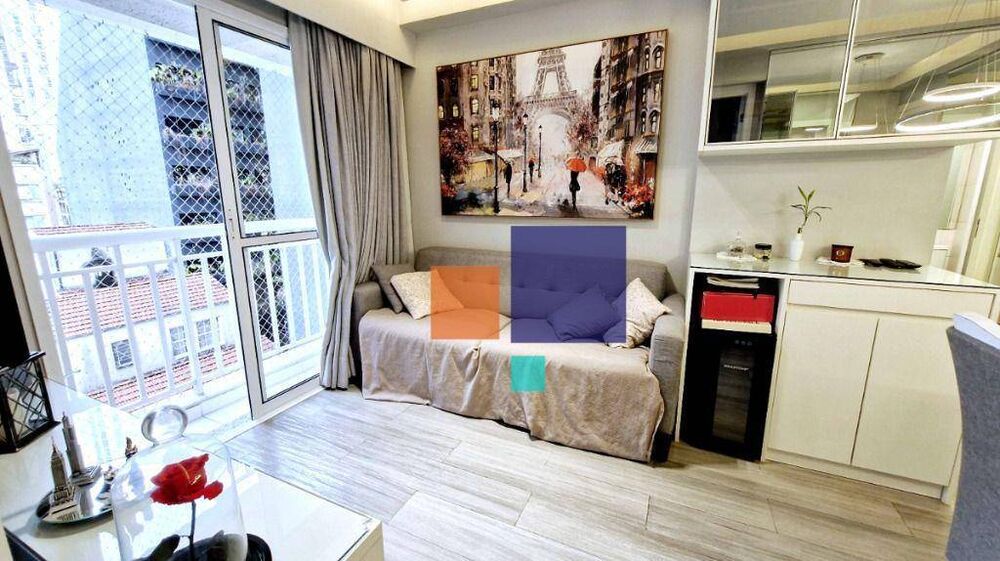 Apartamento à venda com 1 quarto, 37m² - Foto 3