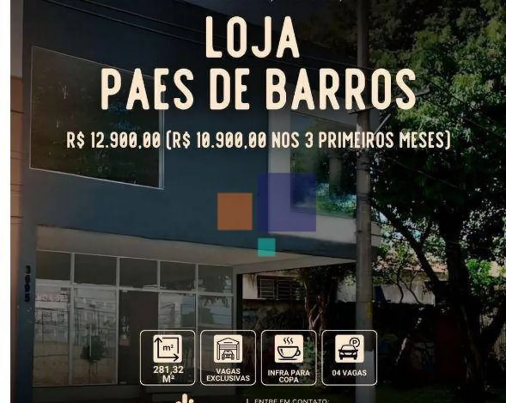 Loja-Salão, 281 m² - Foto 1