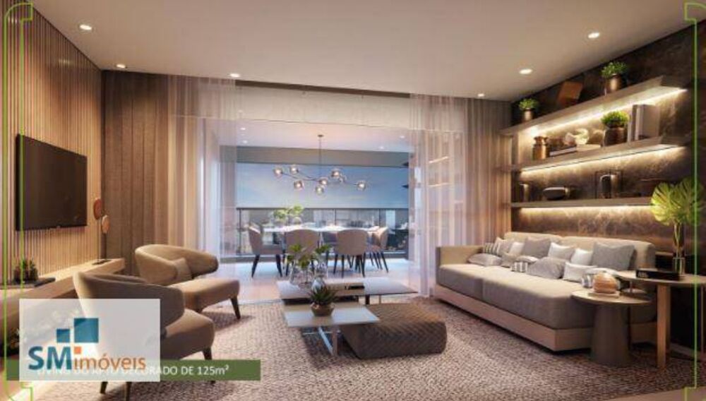 Apartamento à venda com 3 quartos, 123m² - Foto 3