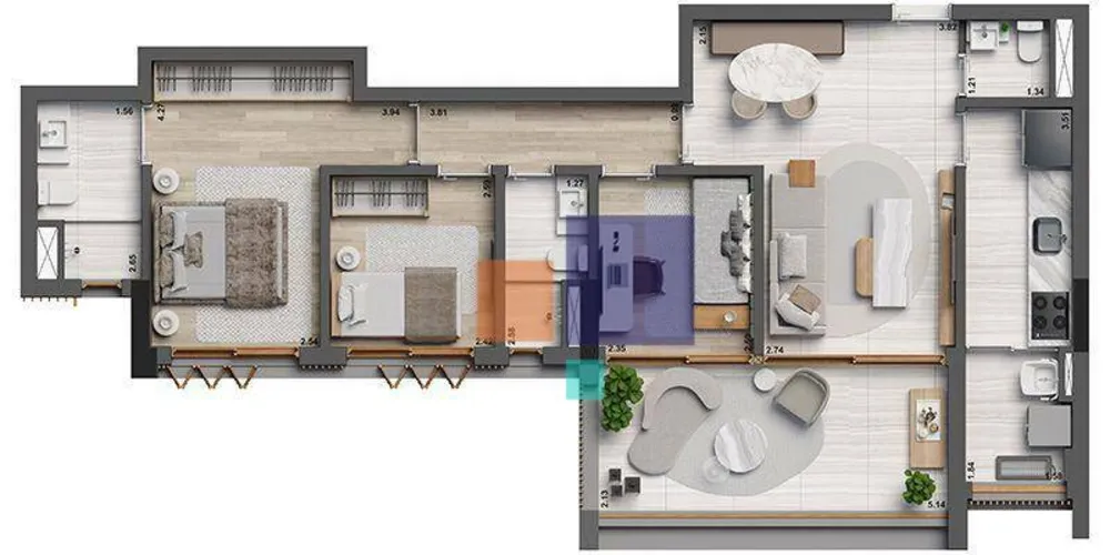 Apartamento, 2 quartos, 70 m² - Foto 11
