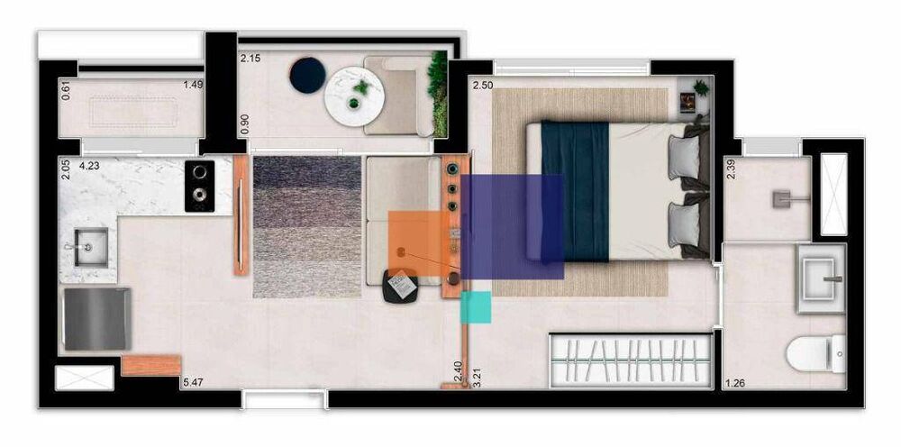 Apartamento, 1 quarto, 29 m² - Foto 16