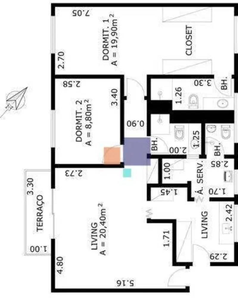 Apartamento, 3 quartos, 83 m² - Foto 8