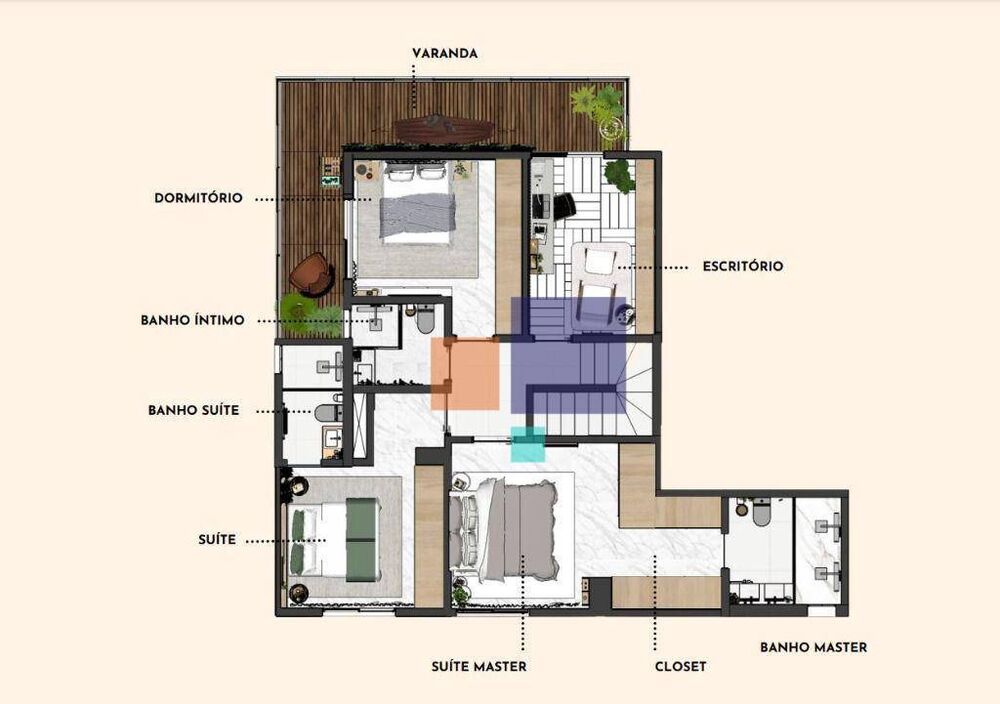 Cobertura à venda com 4 quartos, 234m² - Foto 2