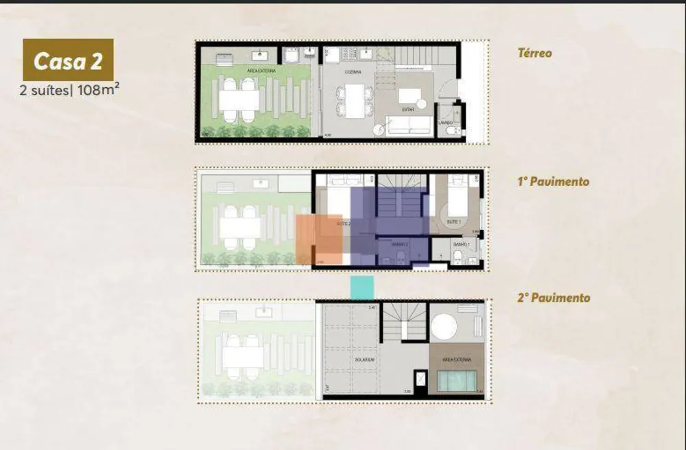 Casa de Condomínio, 3 quartos - Foto 8
