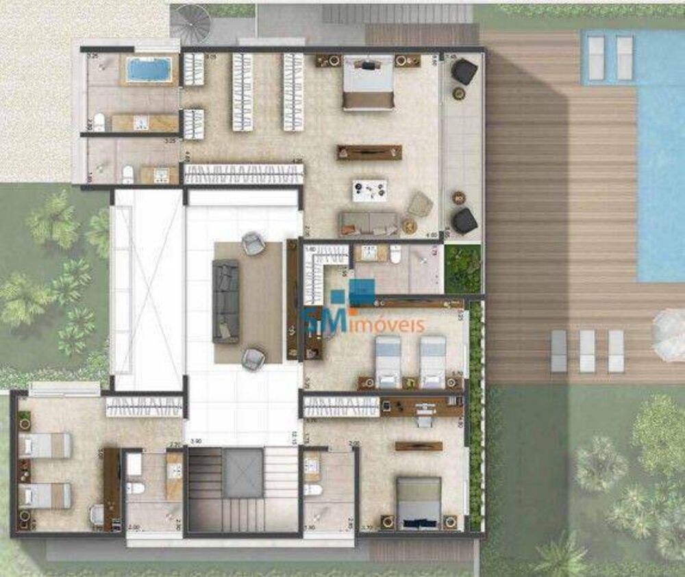Casa de Condomínio à venda com 4 quartos, 935m² - Foto 4