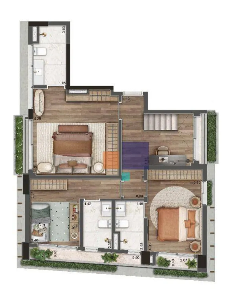 Cobertura, 3 quartos, 183 m² - Foto 1