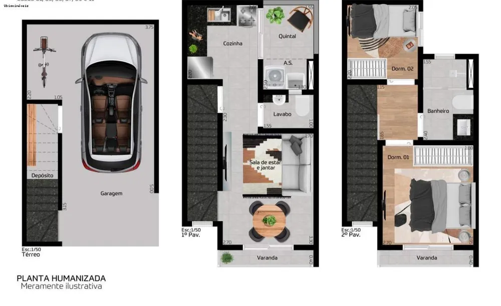 Casa, 2 quartos, 84 m² - Foto 16