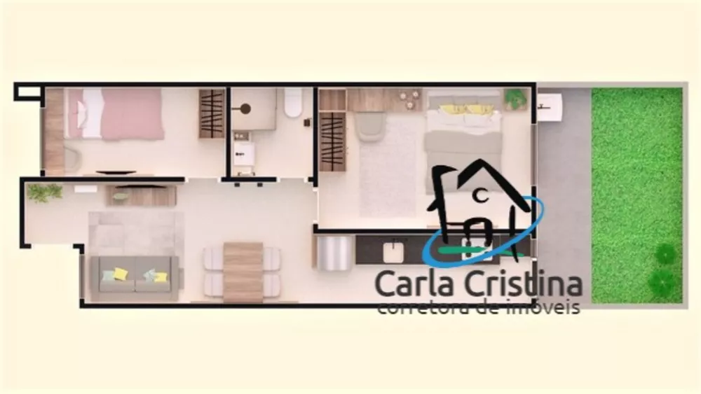 Casa à venda com 2 quartos, 45m² - Foto 2