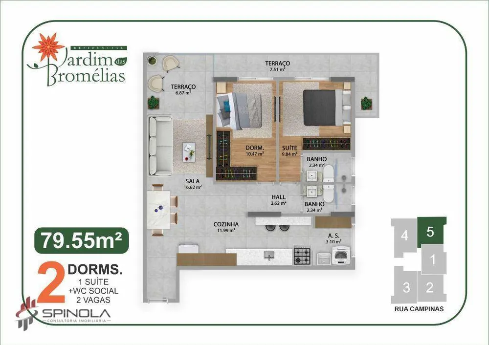 Apartamento, 2 quartos, 79 m² - Foto 16