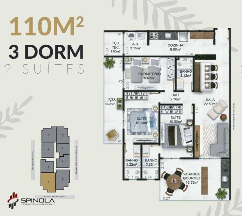 Apartamento, 2 quartos, 97 m² - Foto 11