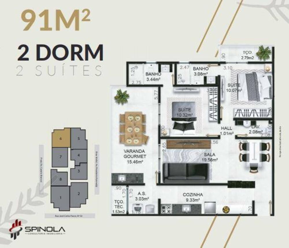 Apartamento, 2 quartos, 97 m² - Foto 7