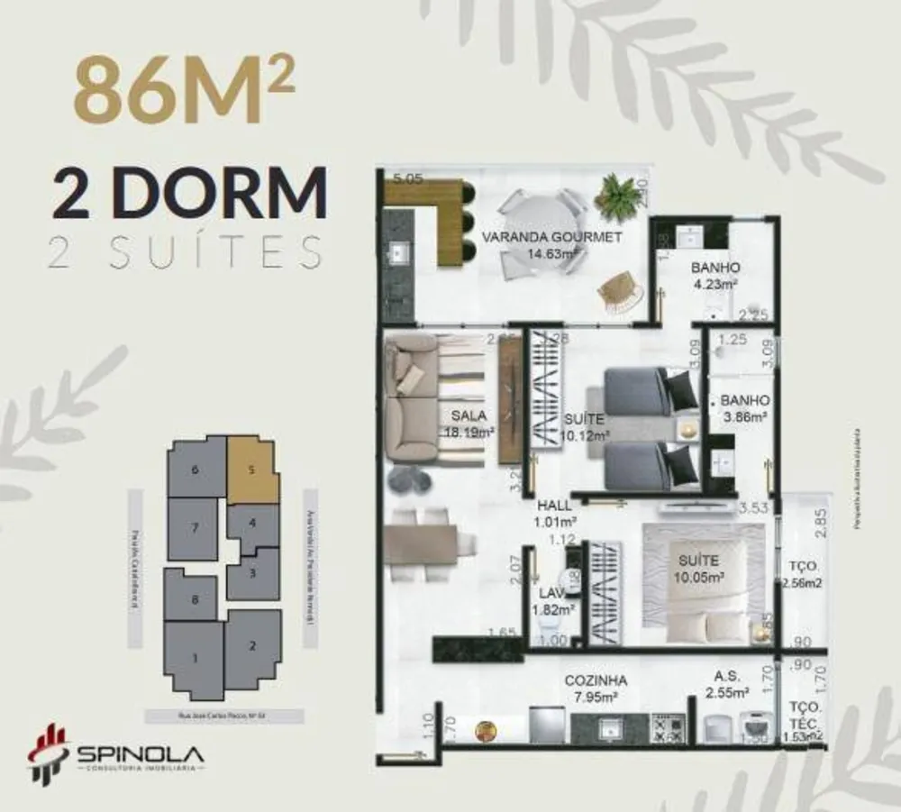 Apartamento, 2 quartos, 97 m² - Foto 14