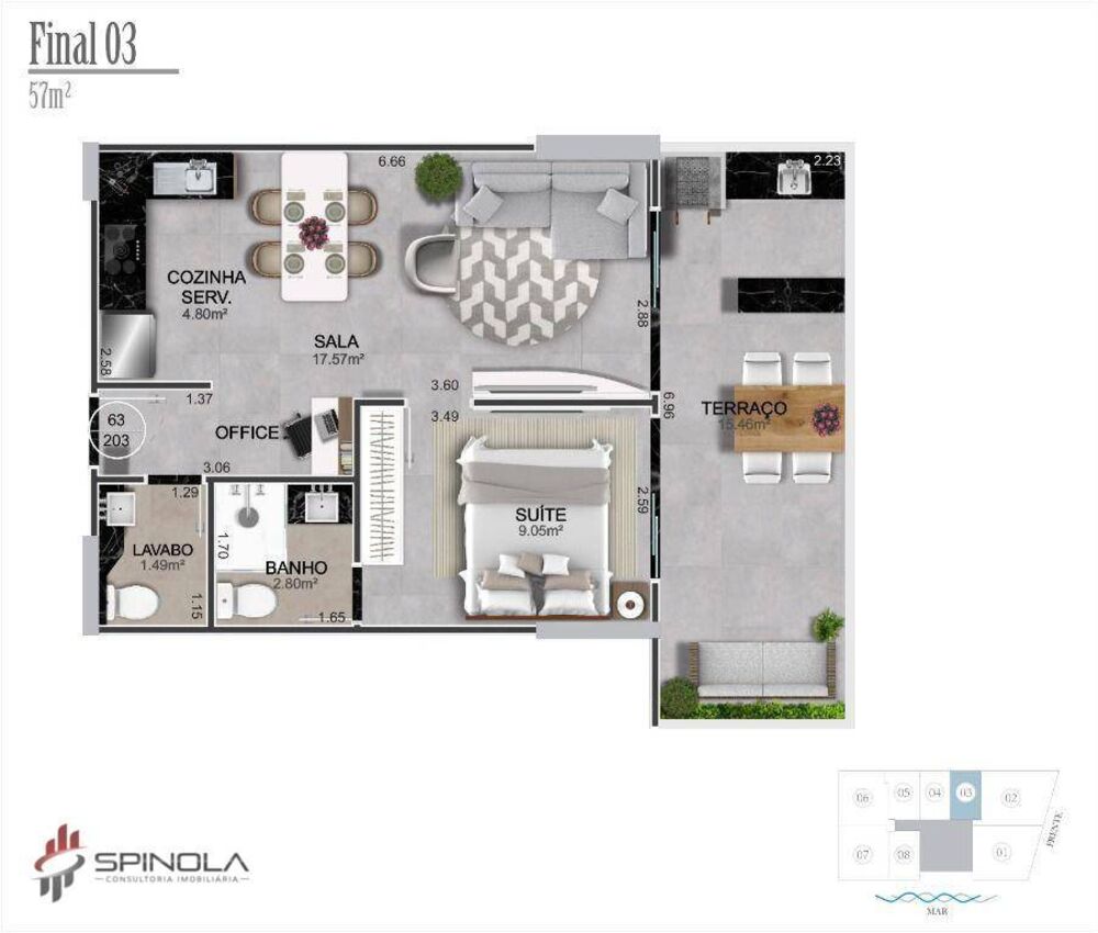 Apartamento, 2 quartos, 97 m² - Foto 7