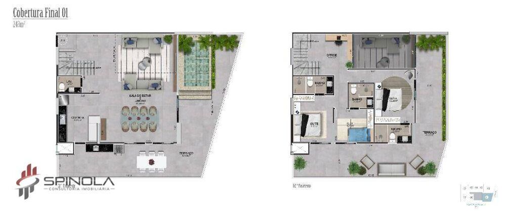 Cobertura à venda com 3 quartos, 194m² - Foto 9