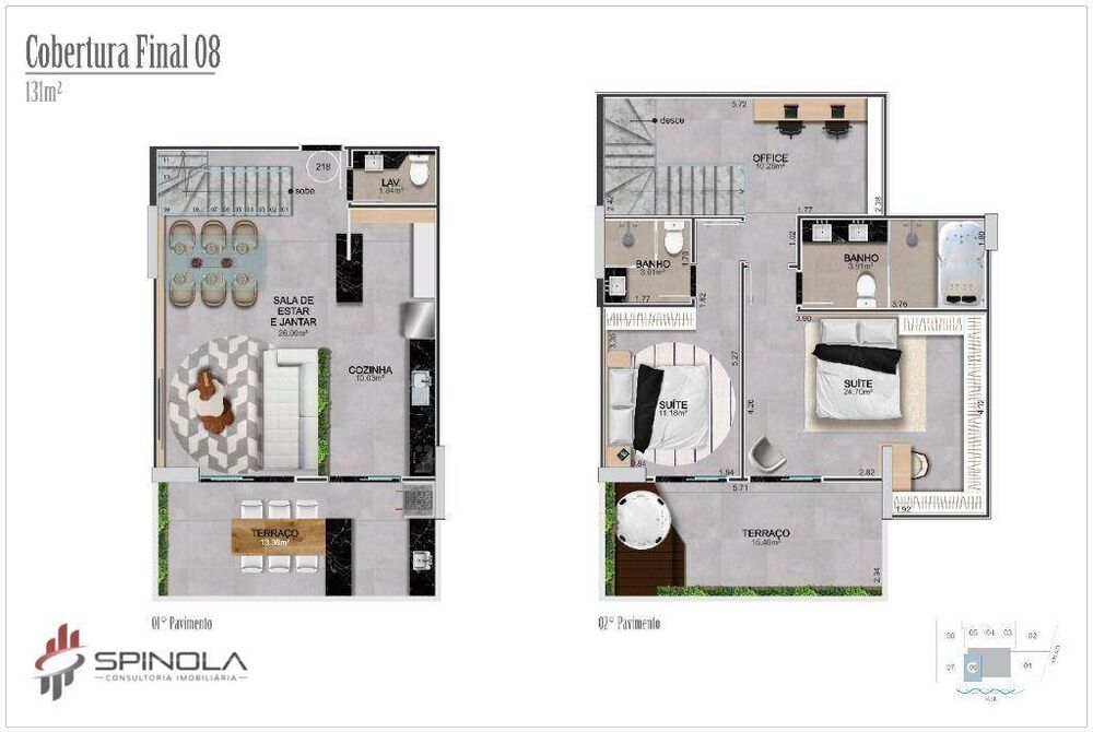Cobertura à venda com 3 quartos, 194m² - Foto 12