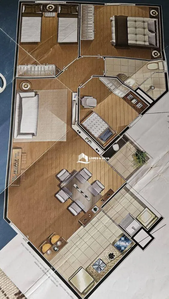 Apartamento, 3 quartos, 59 m² - Foto 1