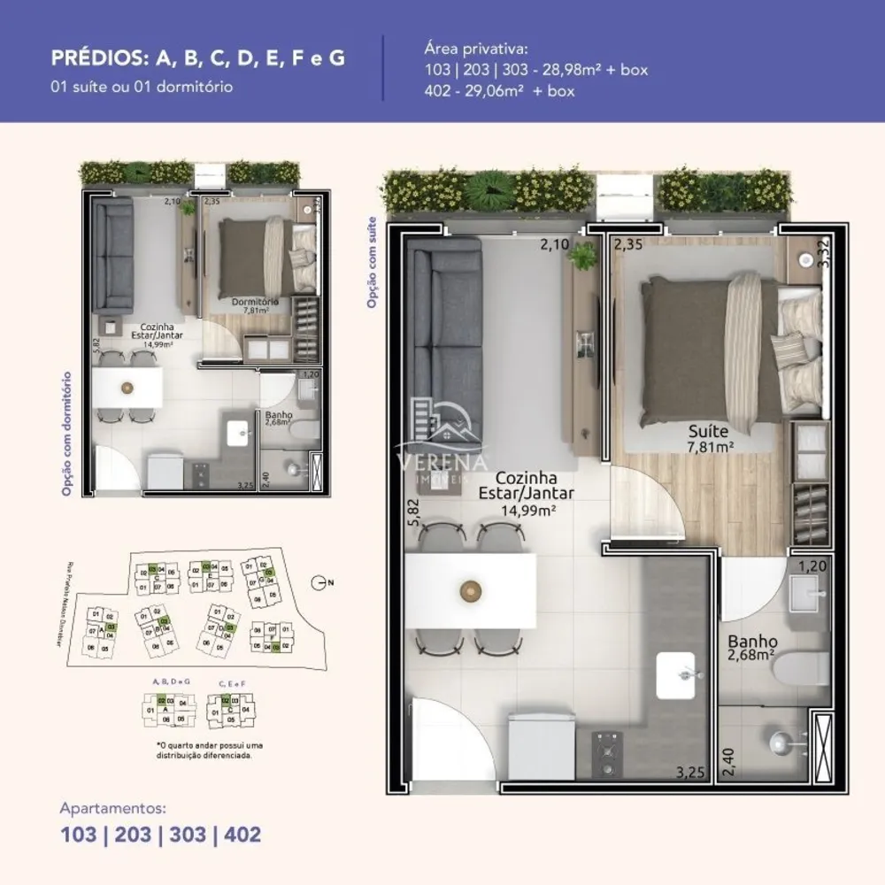 Apartamento, 1 quarto, 28 m² - Foto 3
