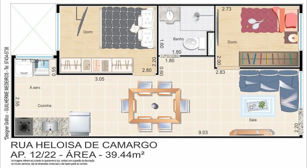 Apartamento, 2 quartos, 40 m² - Foto 20