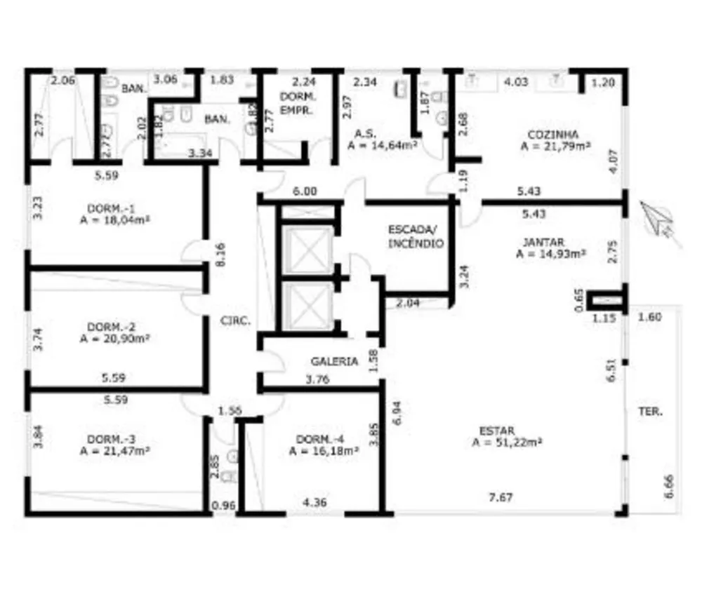 Apartamento, 3 quartos, 274 m² - Foto 7