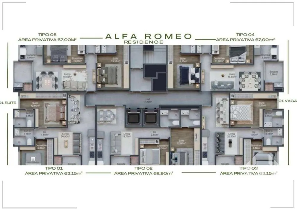 Apartamento, 2 quartos, 67 m² - Foto 4