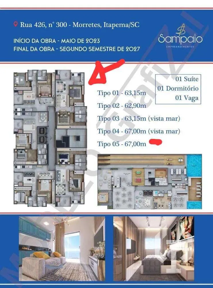 Apartamento, 2 quartos, 67 m² - Foto 3