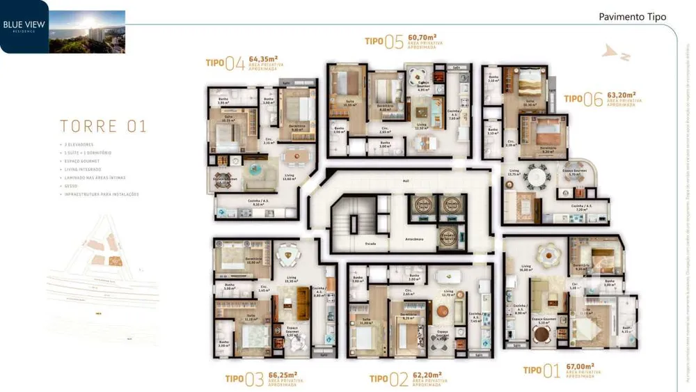 Apartamento, 2 quartos, 64 m² - Foto 6