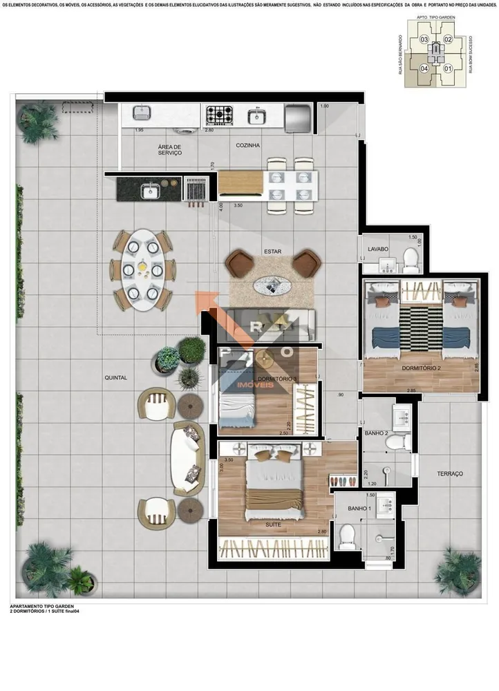 Apartamento, 2 quartos, 80 m² - Foto 12