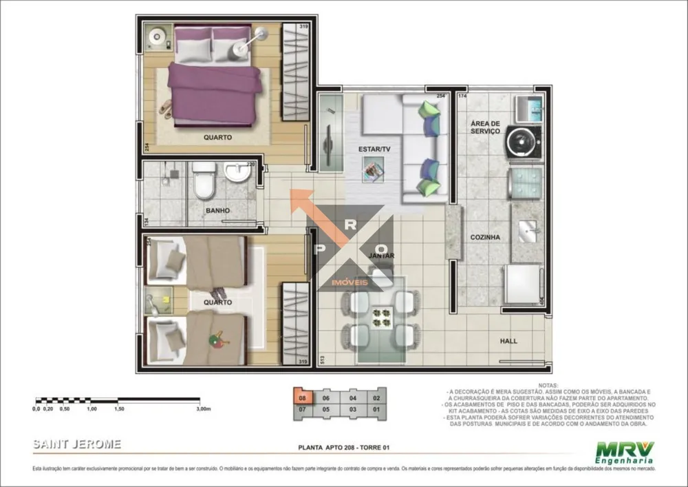 Apartamento, 2 quartos, 44 m² - Foto 23