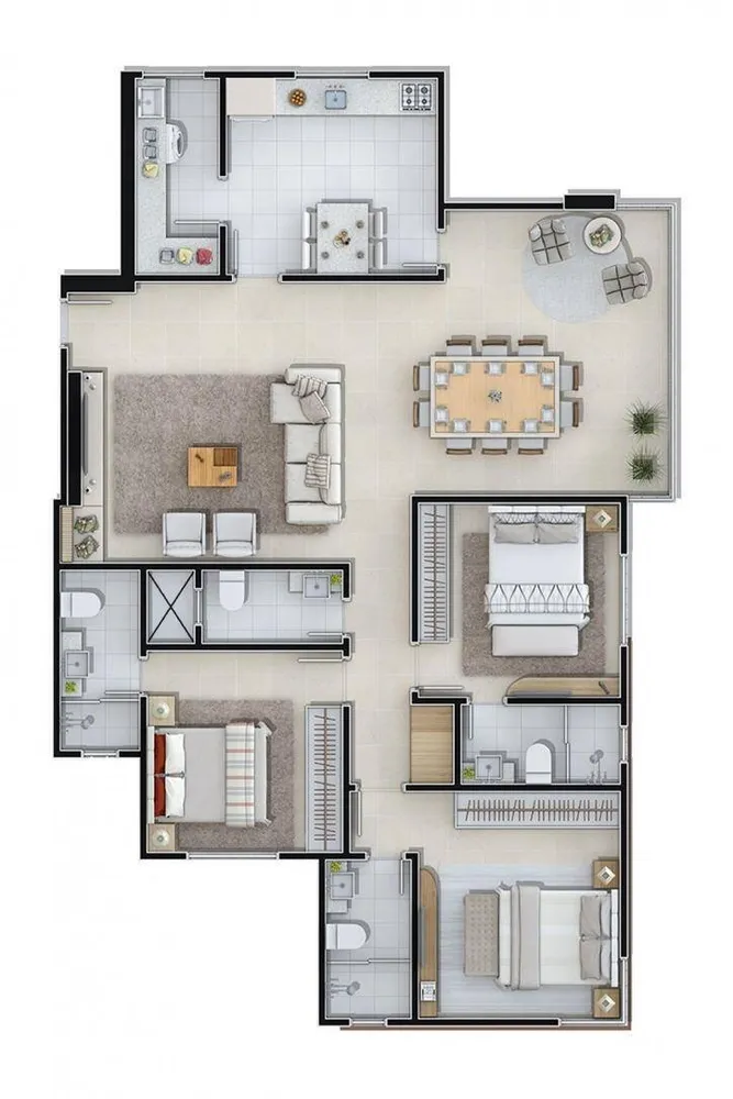 Apartamento, 3 quartos, 128 m² - Foto 11