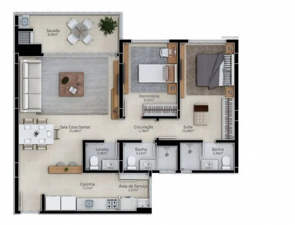 Apartamento, 2 quartos, 87 m² - Foto 15