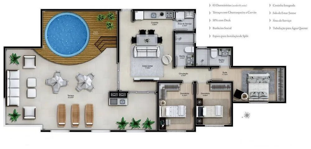 Apartamento, 3 quartos, 156 m² - Foto 28