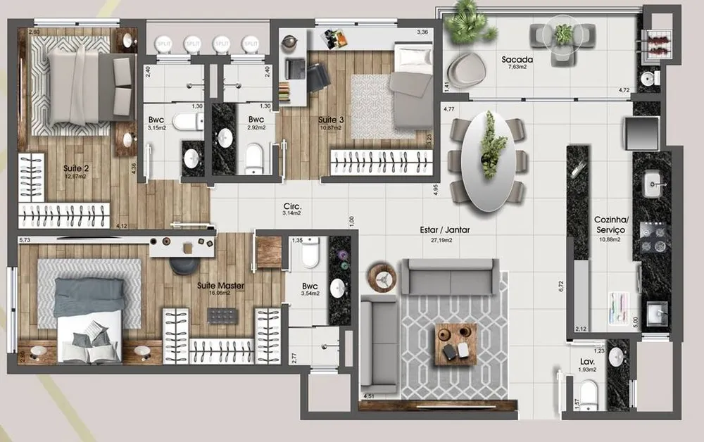Apartamento, 2 quartos, 113 m² - Foto 11