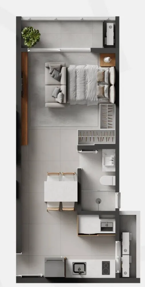 Apartamento, 1 quarto - Foto 11