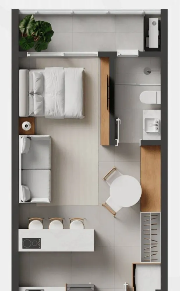 Apartamento, 1 quarto - Foto 12