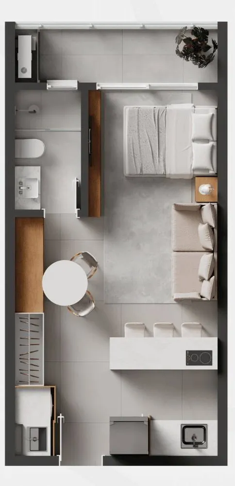 Apartamento, 1 quarto - Foto 10