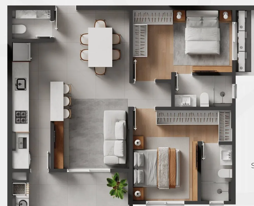 Apartamento, 2 quartos, 80 m² - Foto 12