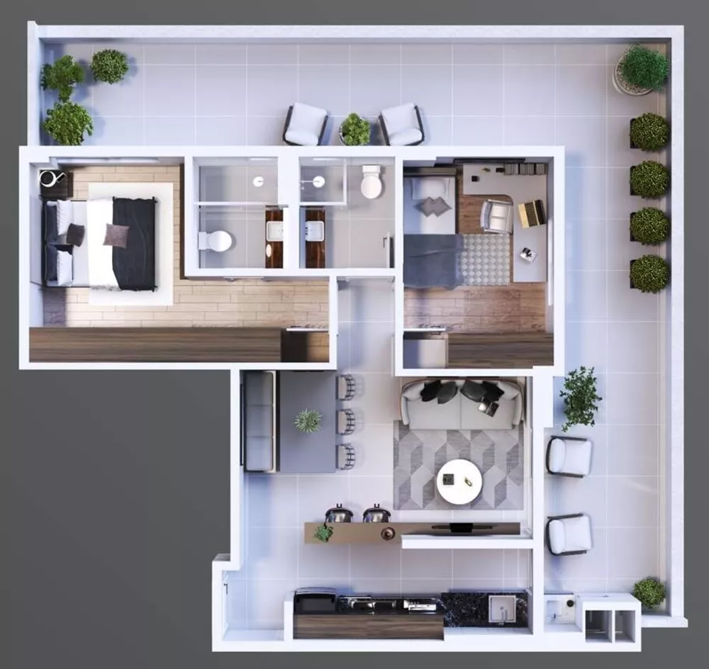 Apartamento à venda com 2 quartos, 103m² - Foto 2