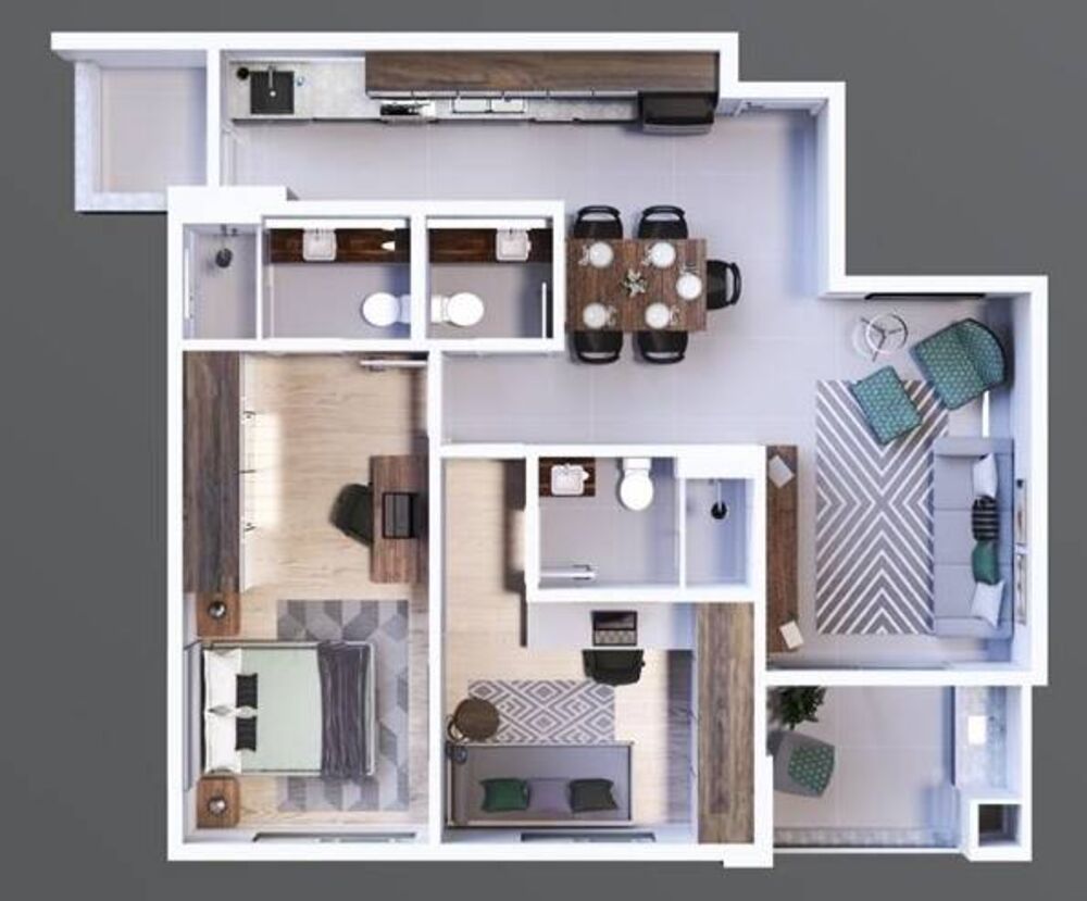 Apartamento, 2 quartos, 75 m² - Foto 2