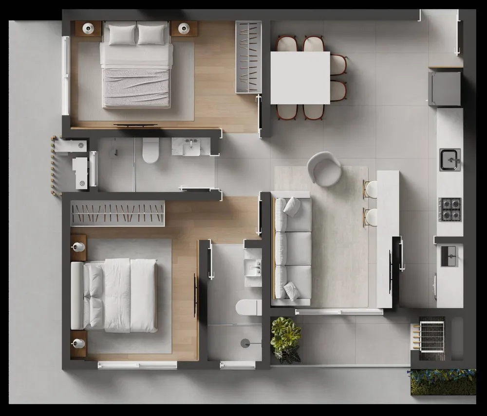 Apartamento, 2 quartos, 62 m² - Foto 8
