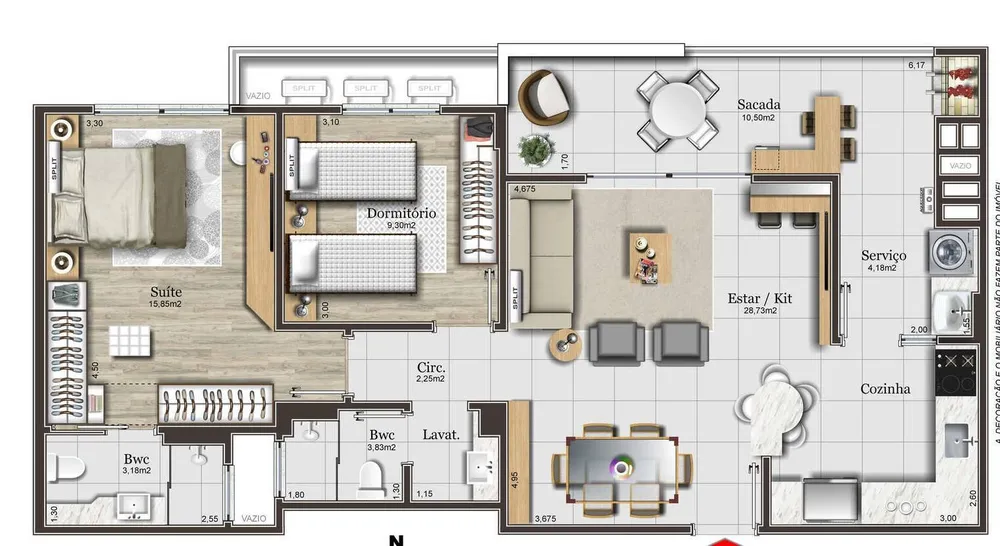 Apartamento, 2 quartos, 89 m² - Foto 10