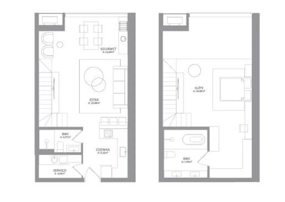 Apartamento, 1 quarto, 70 m² - Foto 2