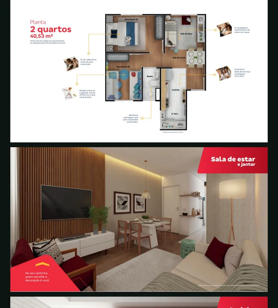Apartamento, 2 quartos, 39 m² - Foto 9