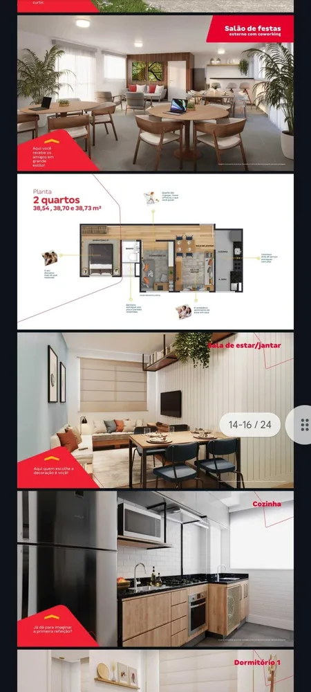 Apartamento, 2 quartos, 39 m² - Foto 6