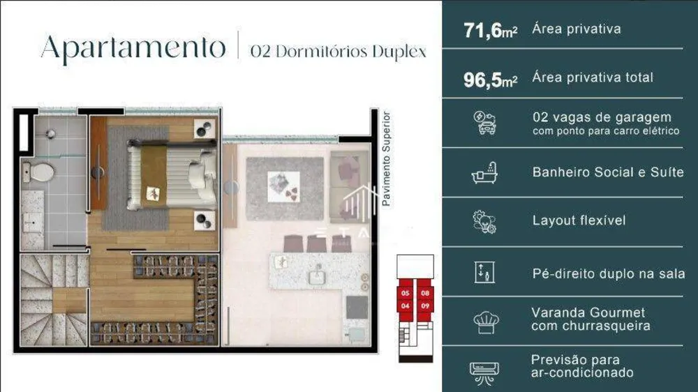 Apartamento, 1 quarto, 45 m² - Foto 15