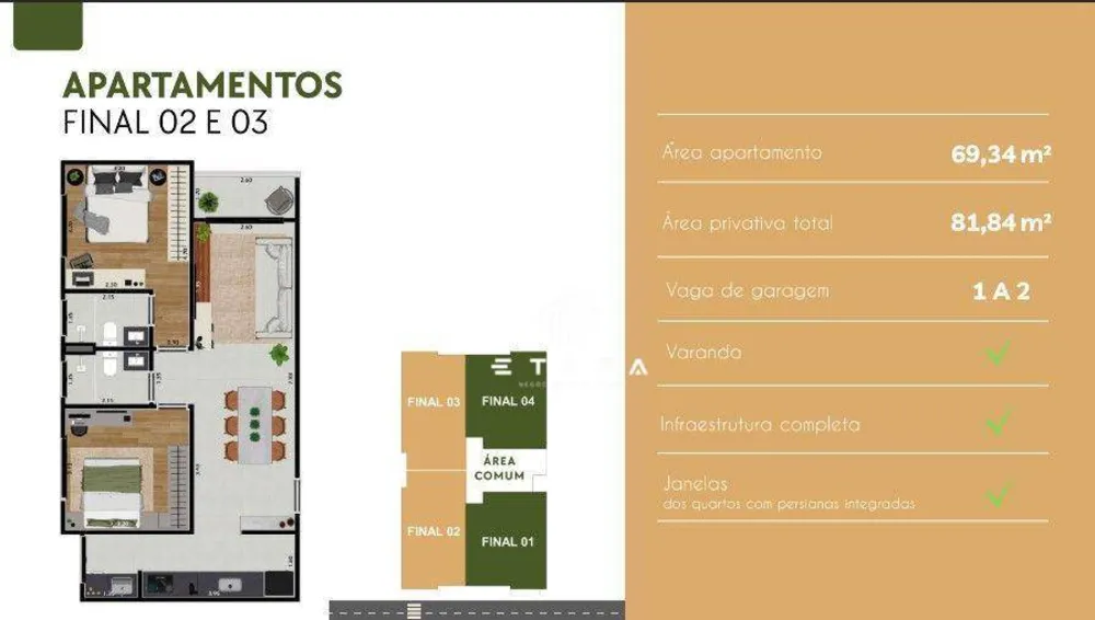 Apartamento, 2 quartos, 69 m² - Foto 5