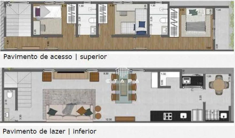Casa, 3 quartos, 102 m² - Foto 2