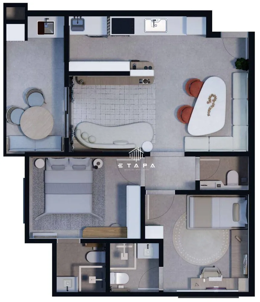 Apartamento, 1 quarto, 47 m² - Foto 15