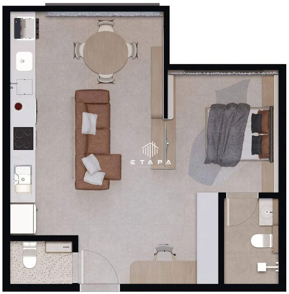 Apartamento, 1 quarto, 47 m² - Foto 13