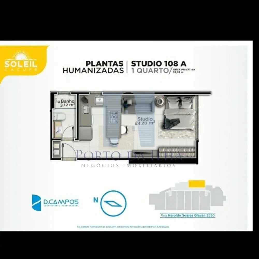 Apartamento, 1 quarto, 32 m² - Foto 16